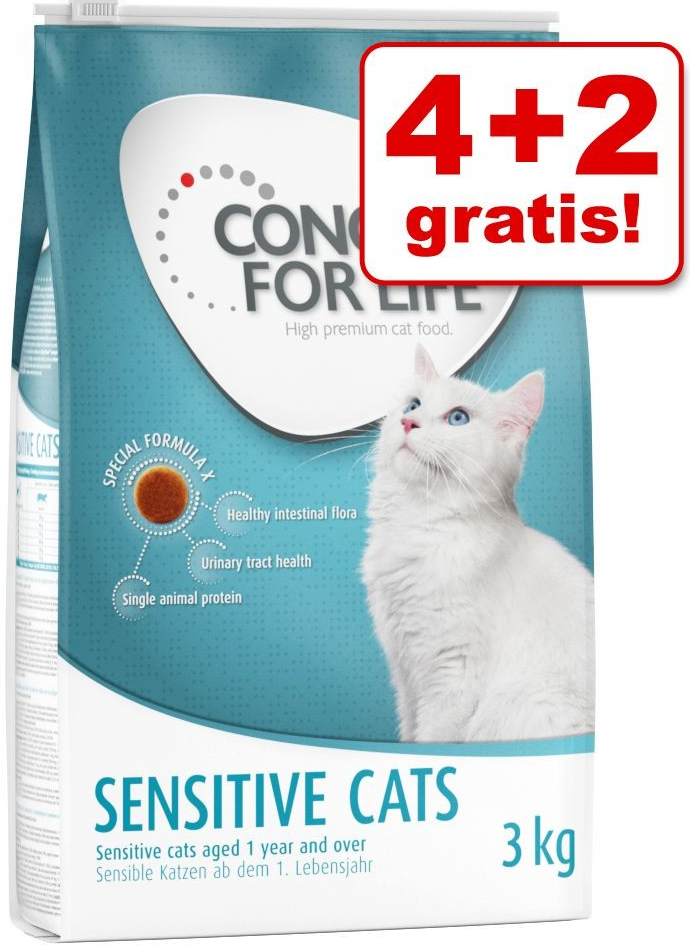 Concept for Life Sensitive Cats 2 x 3 kg od 24,89 € - Heureka.sk