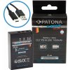 PATONA baterie pro foto Olympus BLS-5/BLS5 1050mAh Li-Ion Platinum USB-C nabíjení