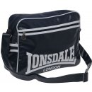 Lonsdale 2 Stripe Flight bag black/White