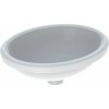 Vstavané umývadlo Geberit VariForm, oválne: B1=42cm, T=42cm, biela, 500.750.01.2