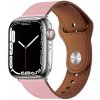 AppleKing kožený remienok s kolíčkovým zapínaním pre Apple Watch Ultra 49mm / 46mm / 45mm / 44mm / 42mm - ružový - možnosť vrátiť tovar ZADARMO do 30tich dní