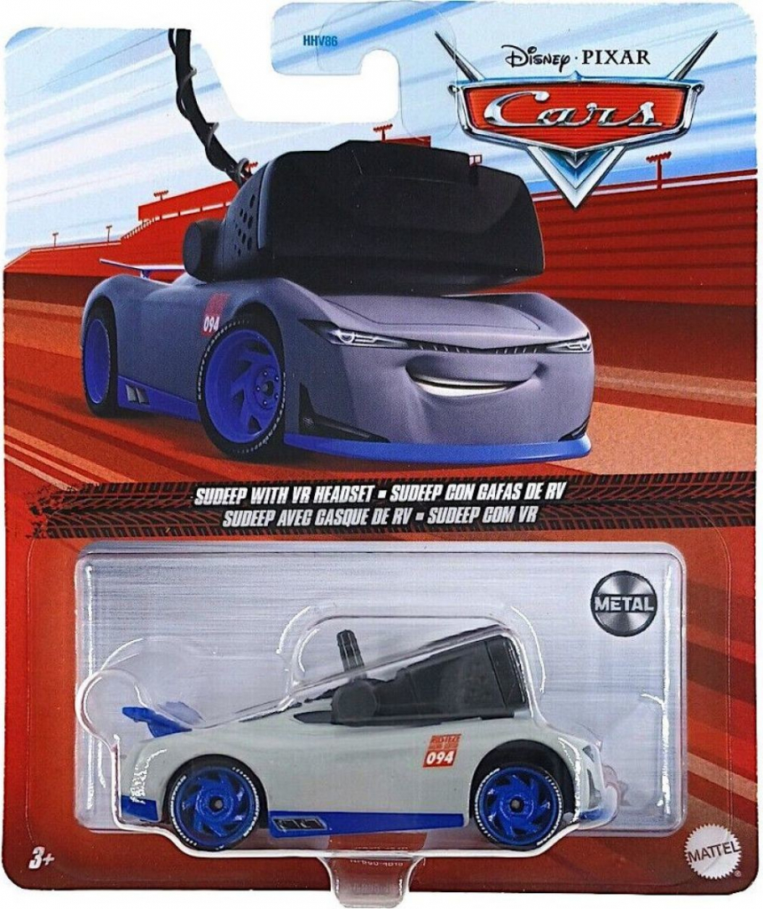 Mattel Cars 3 Auta Sudeep With Vr Headset