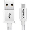 ADATA Micro USB kabel pletený 1m stříbrný AMUCAL-100CMK-CSV