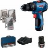 Bosch Set GSB 12V-30 + 2 Ah aku + 39 ks príslušenstva + taška 06019G9101