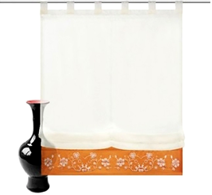 My Home - Záclona rímska biela/oranž s výšivkou 140 x 120 cm : Kód produktu : 899236 Grosse 5