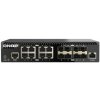 QNAP riadený switch QSW-M3216R-8S8T (8x 10GbE porty + 8x 10G SFP+ porty, polovičná šírka) QSW-M3216R-8S8T