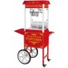 ROYAL Catering Stroj na popcorn s vozíkom - červený