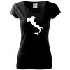 Taliansko obrys - Dámske tričko Pure - S ( Čierna )
