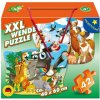 M.I.C. Oboustranné puzzle Zvířátka ze statku a ze ZOO XXL 42 dílků