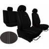 Autopoťahy Exclusive Leather čierno-čierne (koža) Pok-ter