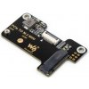 Waveshare PCIe To M.2 Mini Adapter for Raspberry Pi 5, Supports NVMe Protocol M.2 Solid State Drive, High-spee