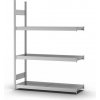 Regál so širokými policami z ocele, prídavné pole, 3 úrovne, police š 1500 mm, 1520x435x2000 mm