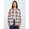 Big Star dámska flanelová košeľa kockovaná NONU ružová