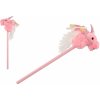 Kôň jednorožec na tyči plyš so zvukom 80 cm