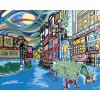 ZUTY Maľovanie podľa čísel - FAREBNÝ SEATTLE Rámovanie: vypnuté plátno na rám, Rozmer: 40x50 cm