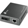 TP-LINK 10/100/1000 Mbps RJ45 to 1000 Mbps Multi-mode SC Fiber Converter PORT: 1× Gigabit TX SC Port, 1× Gigabit RX SC Port, 1× MC200CM