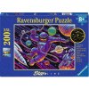 RAVENSBURGER Svietiace puzzle Výlet do vesmíru XXL 200 dielikov