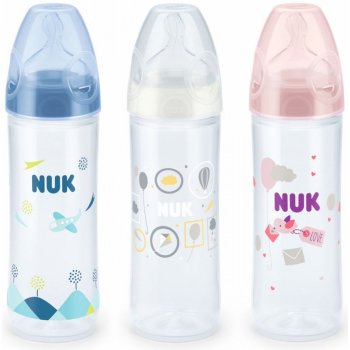 Nuk First Choice PP fľaša New Classic modrá 250 ml