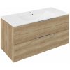 Sapho CIRASA umývadlová skrinka 99,8x52x46cm, dub Alabama CR100-2222