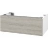 Dreja Doplnková skrinka pod dosku DSD SZZ1 80 (výška 30 cm) - N01 Biela lesk / D05 Oregon