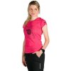 Northfinder Dámske outdoorové tričko z organickej bavlny MANDI pink