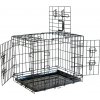 ABC-ZOO - Klietka ABC-ZOO pre psy 61 x 46 x 51 cm, čierna, 3 dvierka