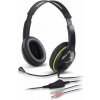 Slúchadlá s mik. GENIUS HS-400A green + redukcia (31710031400)