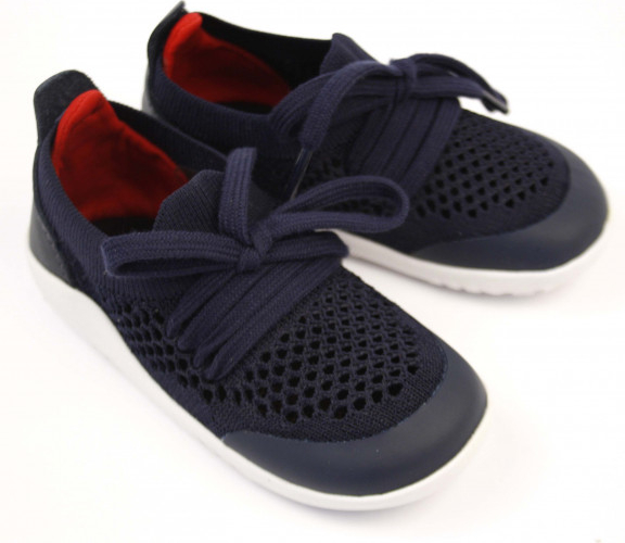 Bobux Play Knit Navy Red