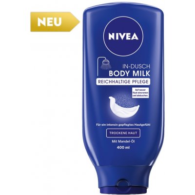 Nivea Nourishing Shower telové mlieko výživné do sprchy 400 ml