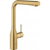 Drezová batéria GROHE Essence New s vyťahovacou sprškou Brushed Cool Sunrise 30270GN0