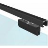 MPkovania SC - POSUVNÝ SYSTÉM 100 SILENT GLASS 80 KG, SC – posuvný systém 100 SILENT GLASS pre dvojkrídlové dvere 2D 4000/80, CIM - čierna matná (NF)