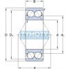 SKF 3319 A guľkové ložisko s kosouhlým stykom