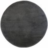ROUTNER Kúpeľňová predložka UNI COLOR Antracit 10101 - Antracit / Kruh Ø 90 cm 10101