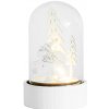 Dekorácia MagicHome Vianoce Woodeco, Santa v skle, 1xLED, 5x10 cm