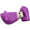 USB FLASH DISK 128 G, FIALOVÉ ŠPENDLÍKY, PAPUČE
