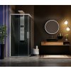 Aquatek Štvorcová sprchová zástena X-FAKTOR A4 100 cm s posuvnými dverami