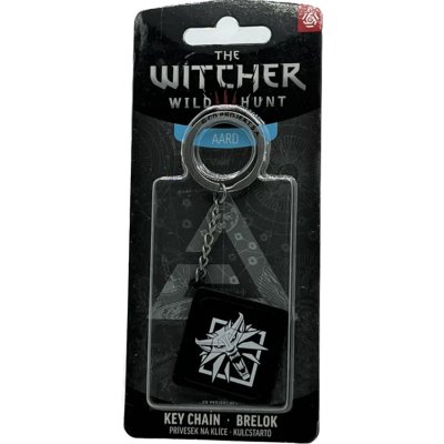 Prívesok na kľúče The Witcher 3 AARD Symbol na kľúč