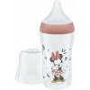 NUK Fľaša kojenecká Mickey s kontrolou teploty Perfect Match 260 ml červená