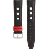 Kožený remienok na hodinky PRIM RB.13245 (22 mm) - čiernočervený - RB.13245.2220.9020.XL1