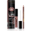 Eveline Cosmetics OH! my LIPS tekutý rúž s matným finišom 4,5 ml + kontúrovacia ceruzka na pery 1 ks