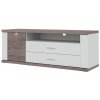 Decodom MANHATT B 31 BIE/TRU KOMPL MTRU 5254267 - skrinka na TV, Biela arctic / Biela arctic vysoký lesk / Dub pílený truffel