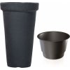 PROSPERPLAST Plastový kvetináč 40 cm Classic Tower Massive antracit