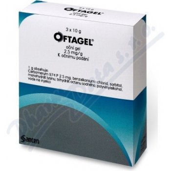 Oftagel 2,5 mg/g gel.oph.3 x 10 g