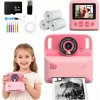INSTANTNÝ FOTOAPARÁT PRE DETI DRUKUŚ MINI TLAČIAREŇ + 3 ROLKY