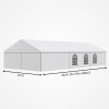 Dortun | Veľkokapacitný Party Stan 10×30 m – DT‑PST1030W biely