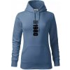 Limited edition 1980 pruh - Mikina dámská Cape s kapucí - S ( Denim )