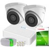 Hilook by Hikvision Súprava na monitorovanie IP Full HD, 2 kamery IPCAM-T2 IR30m, 4-kanálový PoE rekordér - HiLook od Hikvision