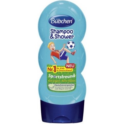 Bübchen Kids šampón a sprchový gél 2v1 Malý futbalista