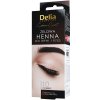 Delia Eyebrow Expert gélová henna na obočie a mihalnice 1,0 čierna, 15 ml