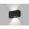 LED2 5131334D Vonkajšie nástenné LED svietidlo BLADE 2x6W, 3000K, 2x250lm, IP54, DALI/PUSH, antracit